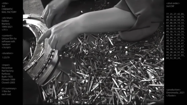 <em>3. kinematska tvornica čavala</em>, red. Dalibor Martinis, 2021.