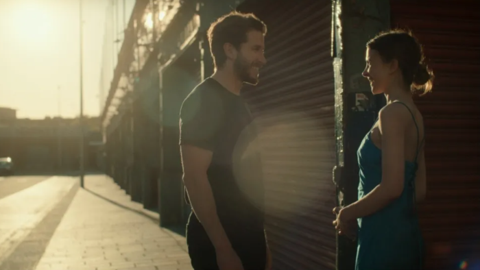 <em>Falling Into Place</em>, red. Aylin Tezel