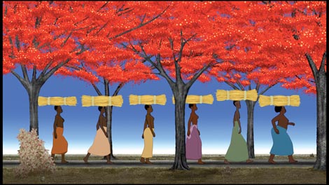 Kirikou (Kirikou et les hommes et les femmes), red. Michel Ocelot