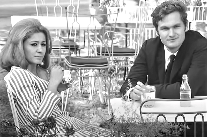 Ana Karić (Iva), Dragutin Klobučar (Filip), <em>Slučajni život</em>, red. Ante Peterlić, 1969.