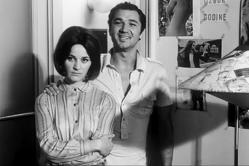 Helena Buljan (Elvira), Ivo Serdar (Stanko), <em>Slučajni život</em>, red. Ante Peterlić, 1969.