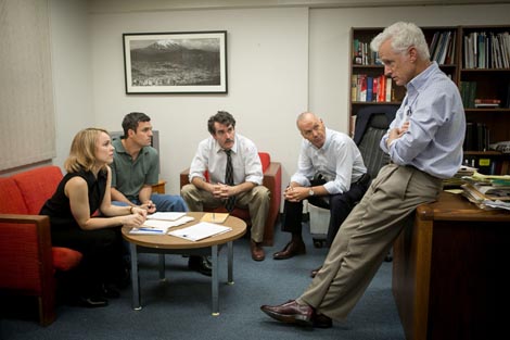 Spotlight, red. Tom McCarthy