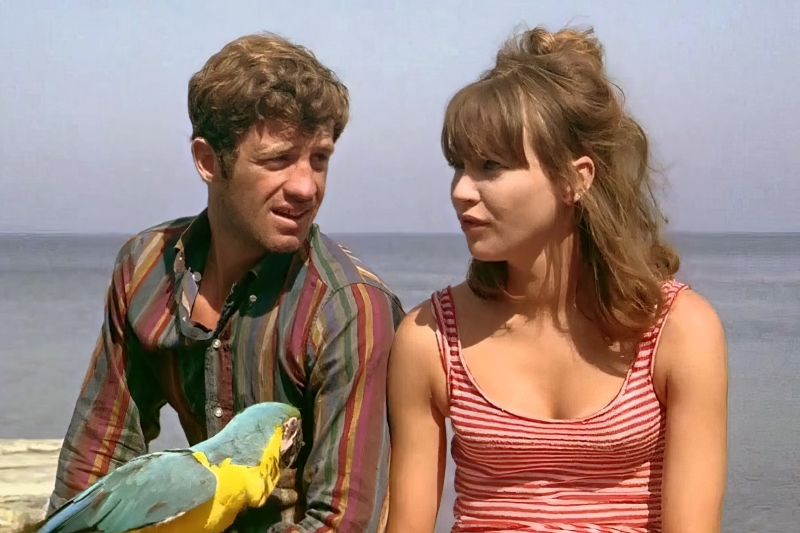 <em>Ludi Pierrot</em> (<em>Pierrot le fou</em>), red. Jean-Luc Godard, 1965. 